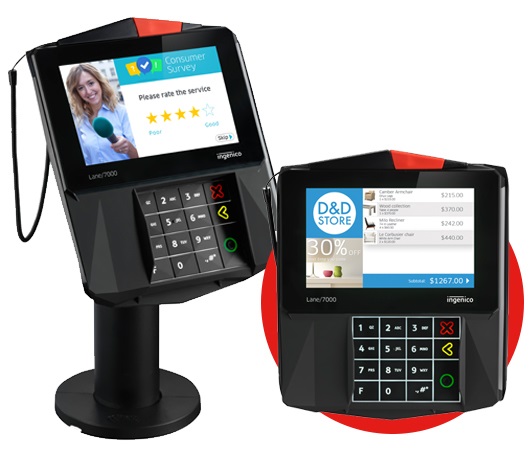 Credit card processing terminals